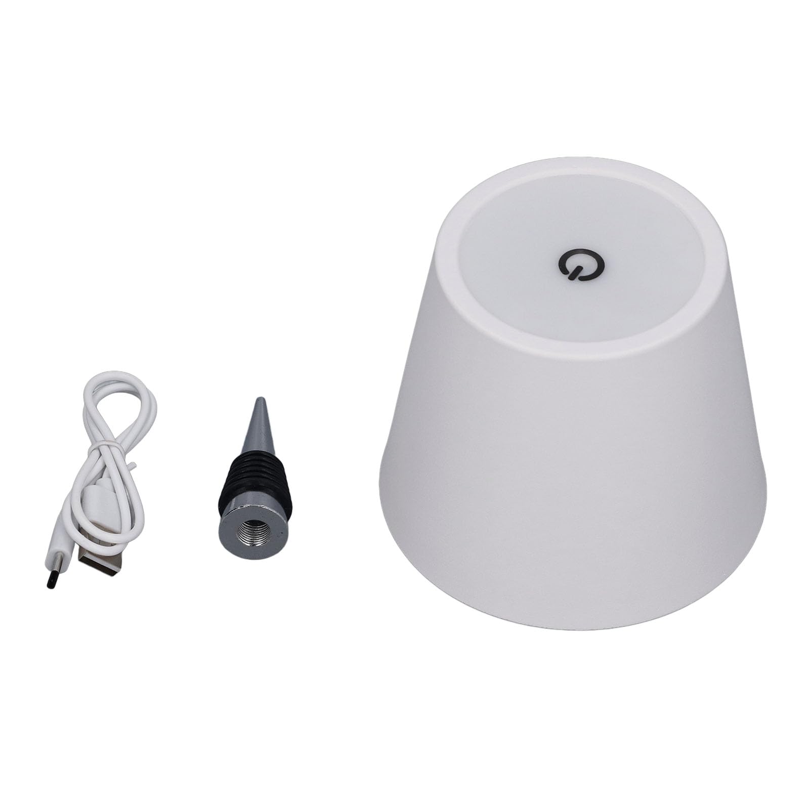 Topiky Wireless Bottle Lamp, Rechargeable Wine Bottle Lights, 3 Color Stepless Dimming Cordless Touch Control Table Lamp, Wine Bottle Lamp with RGB Breathing Light for Bars Restaurants