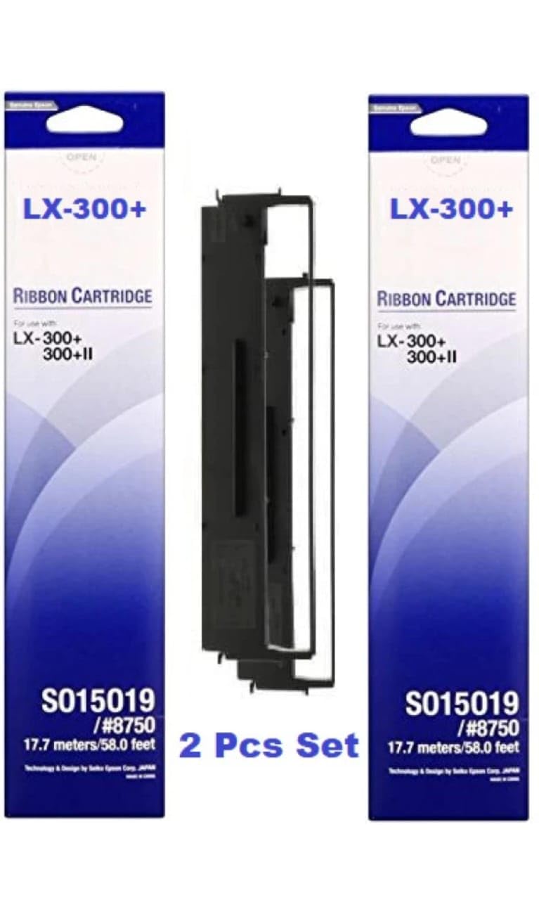 Pack of 2 Epsan LX300,LX300+,LX-800,LX850,FX-80,FX-85,FX-800,FX-880 Dot Matrix Printer Ribbon Black Ink Cartridge-image-15