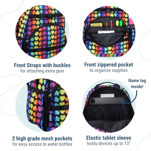 Image of Wildkin 15 inch Kids Backpack for School & Travel - Durable, Padded, Multiple Pockets, Boys & Girls Ages 5-10