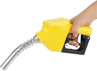 Automatic Cut-off Fuelling Nozzle, Aluminum Auto Shut Off Sprayer Gun Fuel Diesel Oil Dispensing Tool for Oil Diesel Kerosene Biodiesel Gasoline Fueling Refilling for Factories and Stations