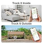 OTIC Smart Tracker Works with Apple Find My & Google Find Hub, for Dual-System Tracking Device Item Finder,Key Luggage Passport,Replaceble Battery(Blue, 4 Pack) - Image 4
