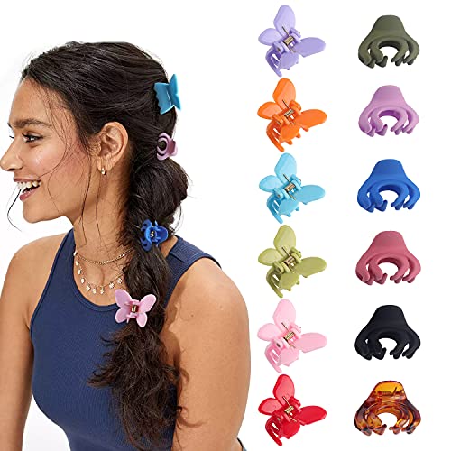 Hair Clips Small, Hair Clips for Women Thin Hair Tiny, Hair Clips for Women Thin Hair Tiny, Hair Clips for Thin Hair Girls, Claw Clips for Thin Hair, Fancy Hair Clips for Women, Butterfly Hair Claw