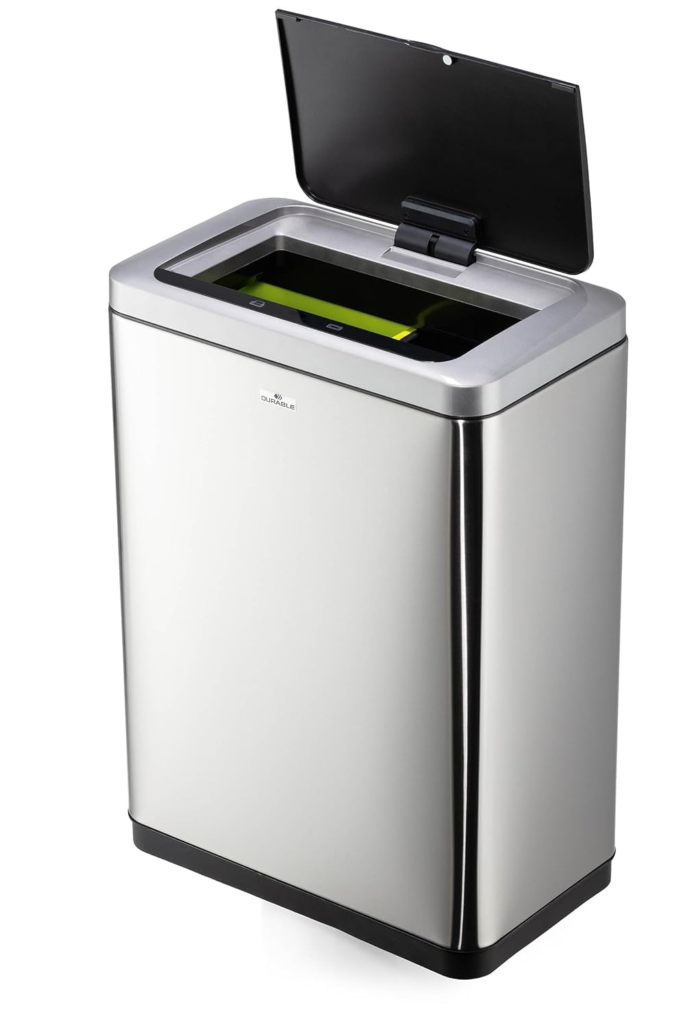 Durable DUO Motion Sensor Bin | Smart Automatic Steel Kitchen Waste Bin | 2x20L