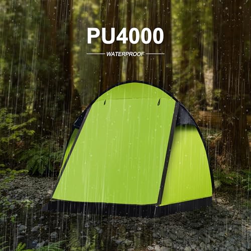 Carpa ultraligera para 4 personas con ventilación y diseño espacioso miniatura 3