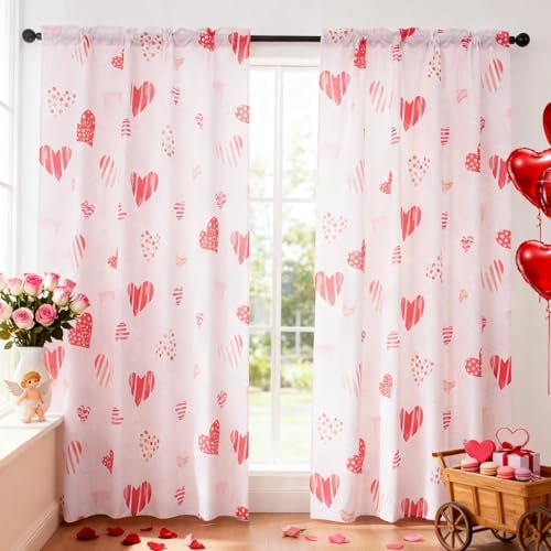 Valentines Curtains