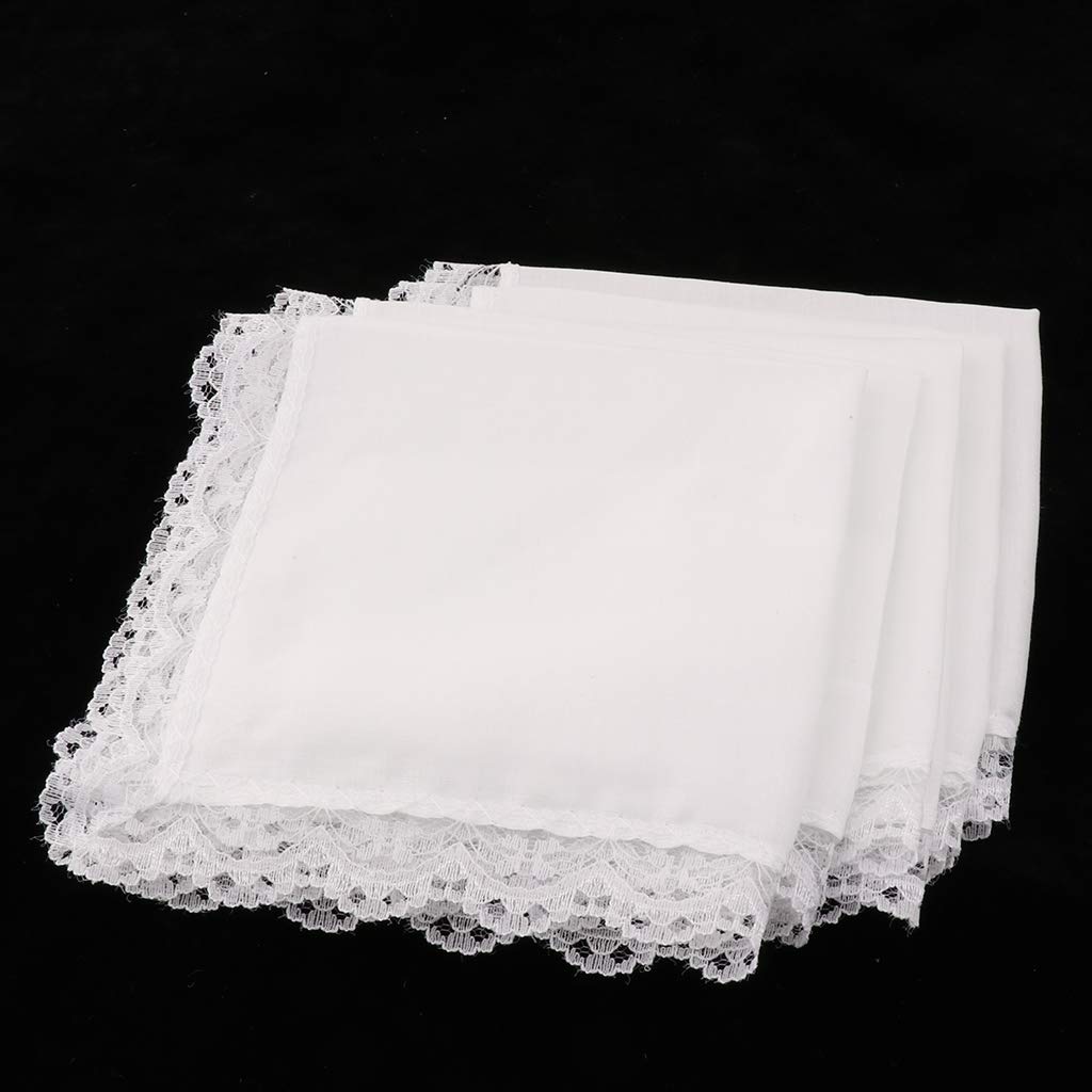 Taschentücher Einstecktuch Einstecktuch Einstecktuch 100% Baumwolle Weiß für Herren Damen 23x25 cm