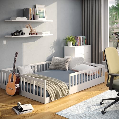 MEBLE WRÓBEL Montessori Bodenbett 80x160 Cm - Sicher & Flexibel