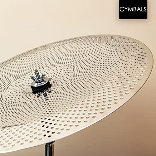 Low Volume China Cymbal, 16 Inches Practice China Cymbal, Quiet China Cymbal (16″, Silver) #TOP2