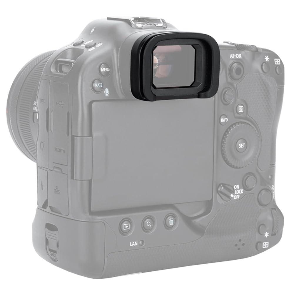 JJC Ocular de silicona suave para Canon EOS R3, sustituye al original Canon ER-h