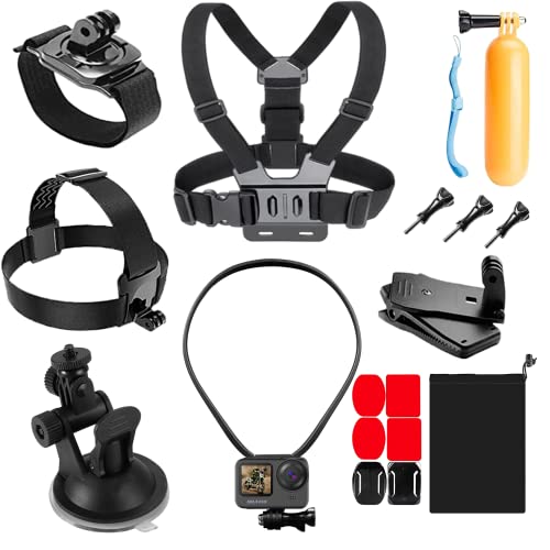 Kit d'accessoires pour caméra d'action 20 en 1 compatible avec caméra d'action