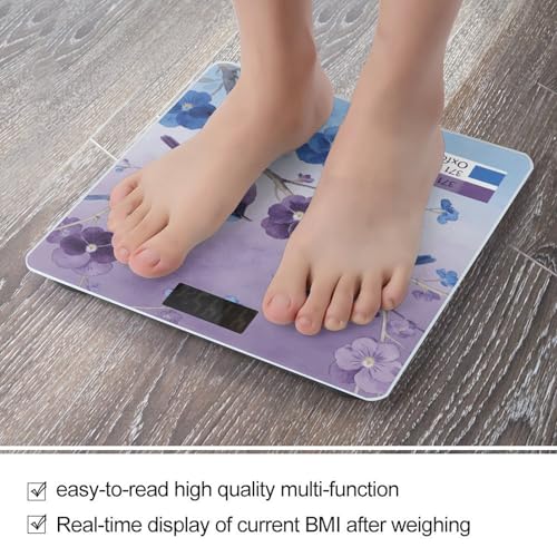 Báscula digital para baño LZQPOEAS 180 kg con pantalla LCD miniatura 5