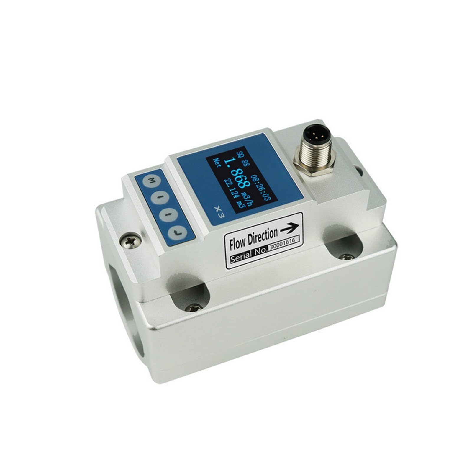 JVDDI Clamp-On Ultrasonic Flow Meter For Pure Water, Clean, Wastewater, And Oil Measurement(DN15)