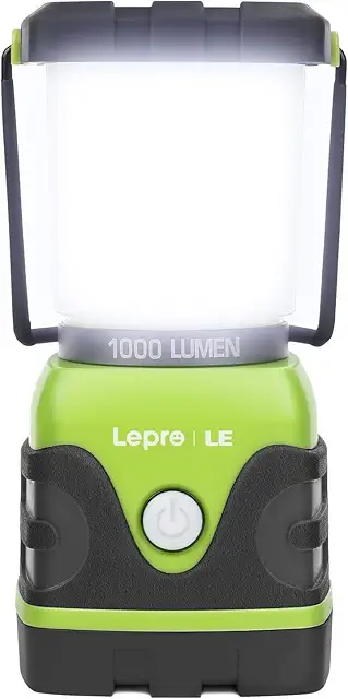 LE LED Camping Light - Ultra Bright 1000 Lumens, 4 Modes, Battery Operated Lamp op Batterijen