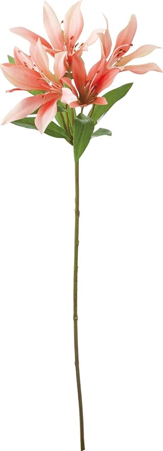Amazon ポピー Popy 造花 オリエンタルリリー ピンク 全長66cm 花径6 8 5cm Fa 77p 造花 オンライン通販