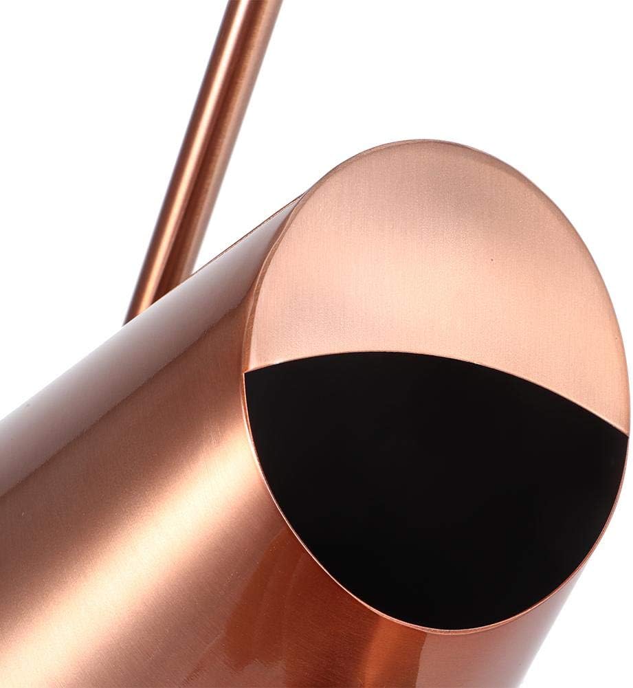 TOPINCN Watering Pot Household Stainless Steel Watering Can Long Nozzle Garden Green Plant Flower Watering Kettle Bronze(M)