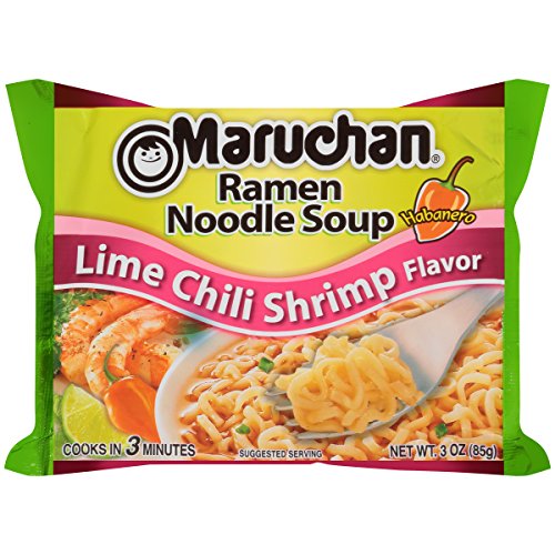 Maruchan Ramen Lime Chili Shrimp Flavor, 3.0 Oz, Pack Of 24 #TOP2