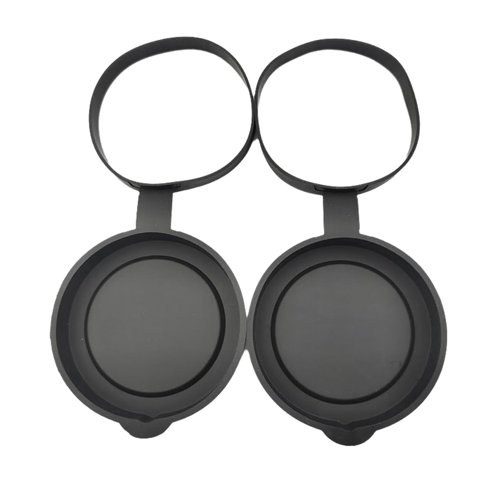 Tapas de Goma para prismáticos para Objetivos, Cubiertas oculares para prismáticos, Cubiertas telescópicas, Protectores de Lentes A