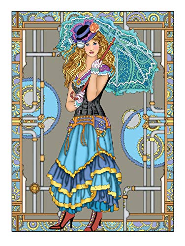 Creative Haven Steampunk Fashions Coloring Book (Adult Coloring Books: Fashion)