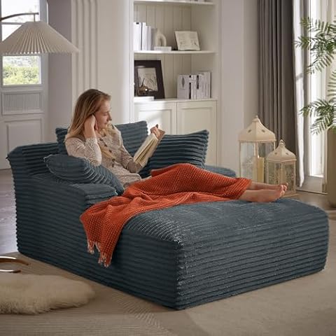 HRVEOCEI 49" Chaise Lounge Chair Cover