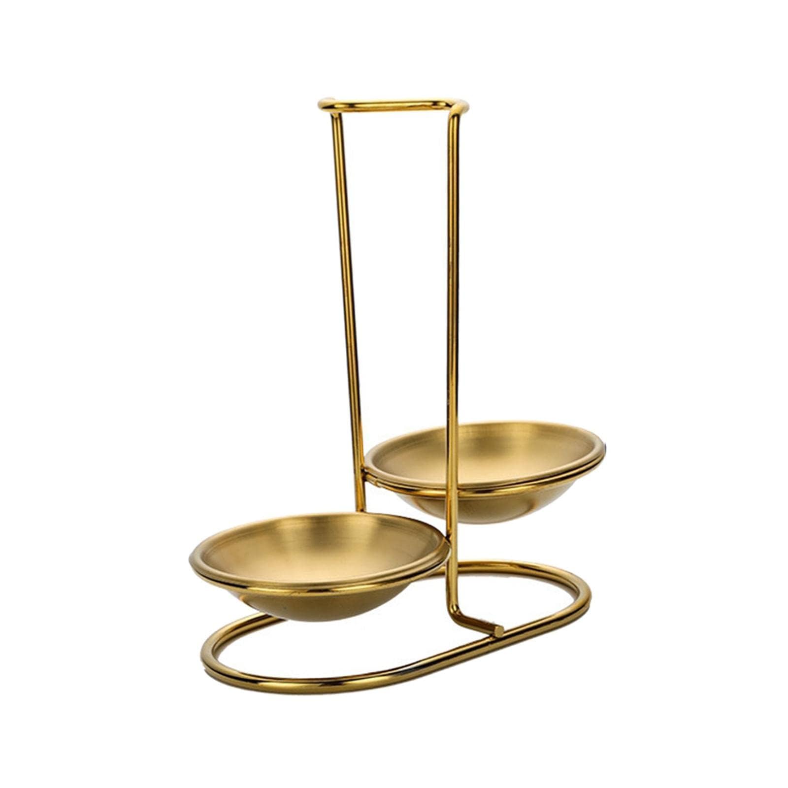 LUCKGONI Iron Electroplated Spoon Rack Vertical Holder Sturdy for Kitchen Utensils Space Saving Soup Ladle Holder