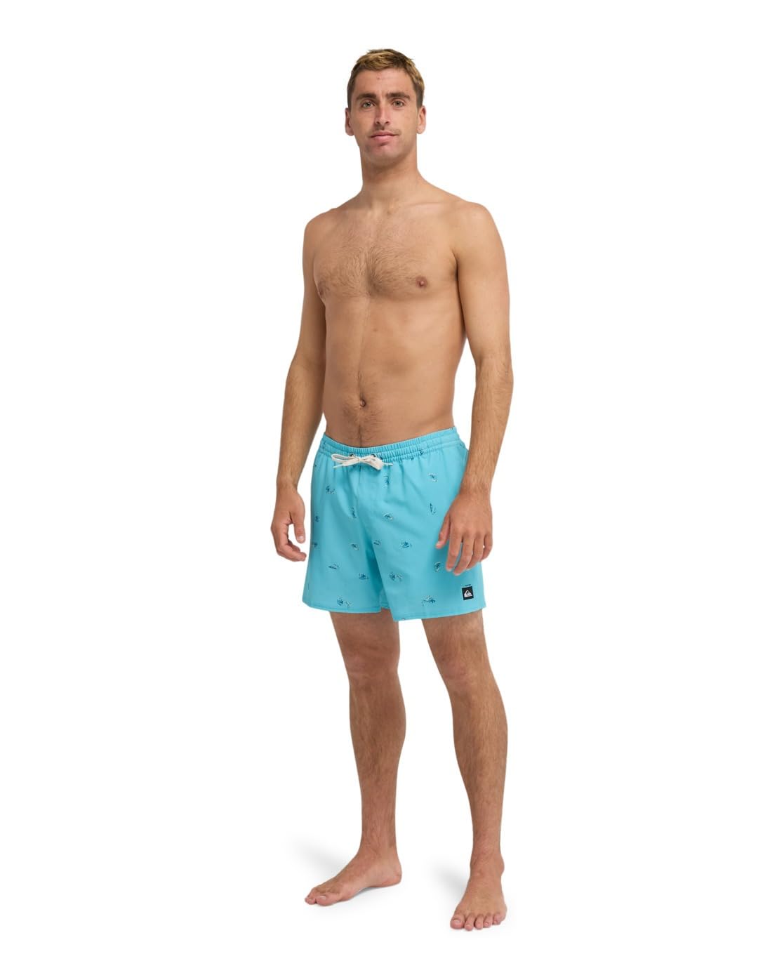 Quiksilver Stretch Printed Volley 16" - Schwimmshorts - XL - Blau.