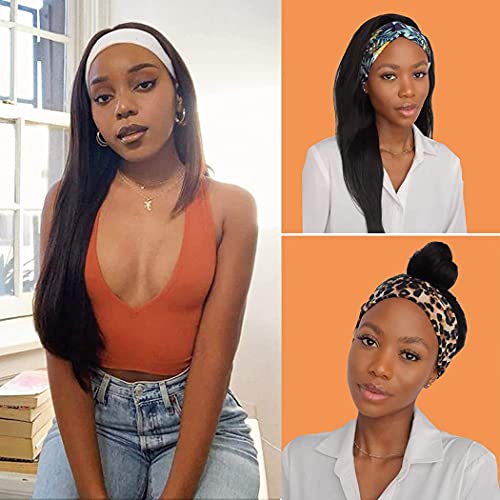 Bob Lace Front Wigs Human Hair 4x4 Middle Part Wigs Short Straight Bob Wigs Human Hair Brazilian Lace Front Wigs for Black Women 180%Density Natural Color (12 Inch, Straight headband wig)