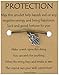 Charmed Greetings, Wish Bracelet, Hamsa Hand of Fatima Protection Charm,
