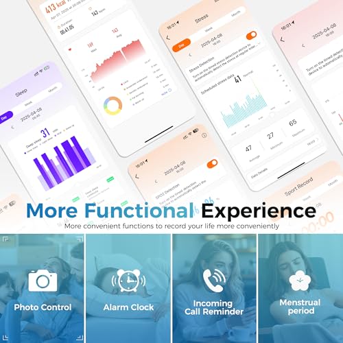 smart health wristband wearable health fitness tracker 120 sports modes all-day automatic monitoring with pedometerimprove sleepstresshealth ip68 waterproof 2 pack bands free app