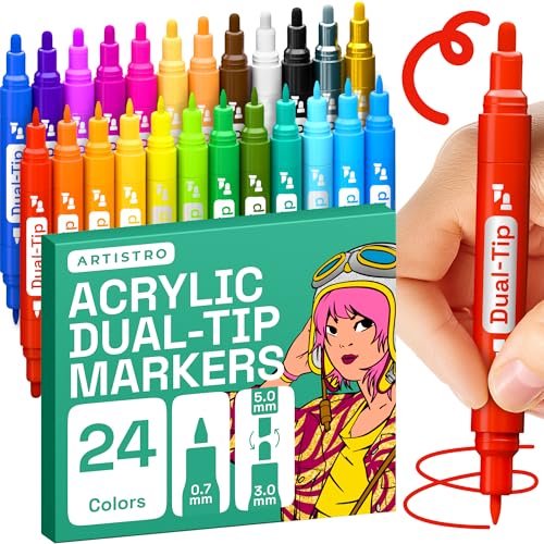 Artistro Dual Tip Acrylic Markers