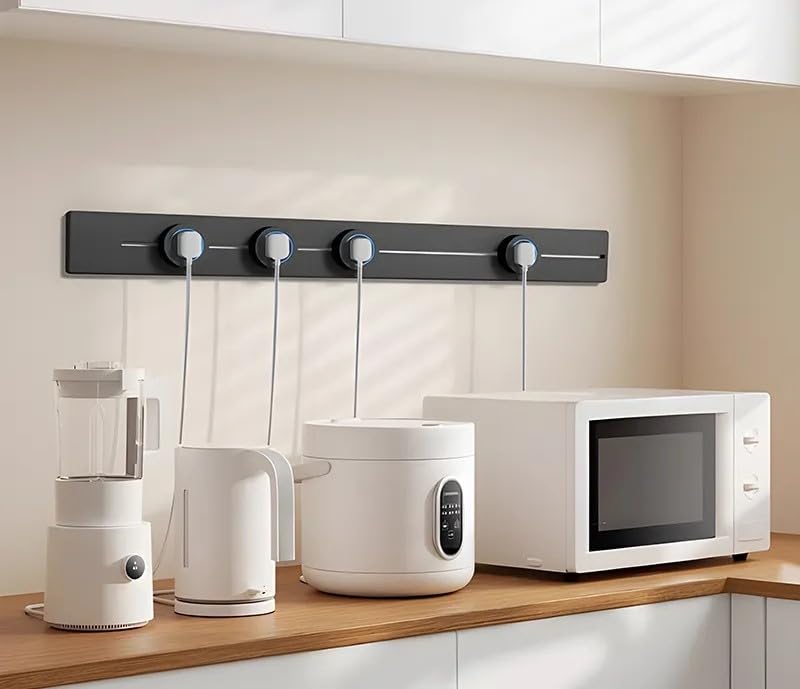 1 Metre Power Track with Movable Rail Sockets Useful for Kitchen, Office and Home 2