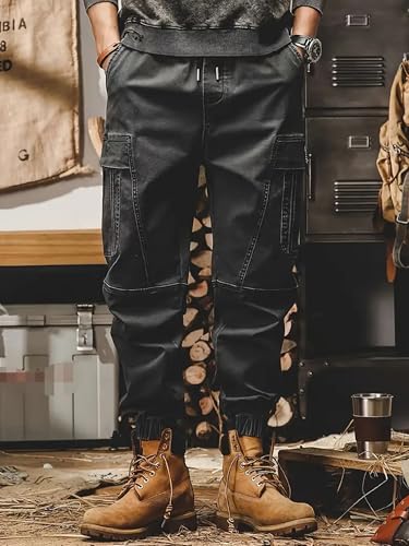 Image of Lymio Cargo for Men || Cotton Cargo Pant || Drawstring Waist Pant (Also Available in Plus Sizes) (101-104)