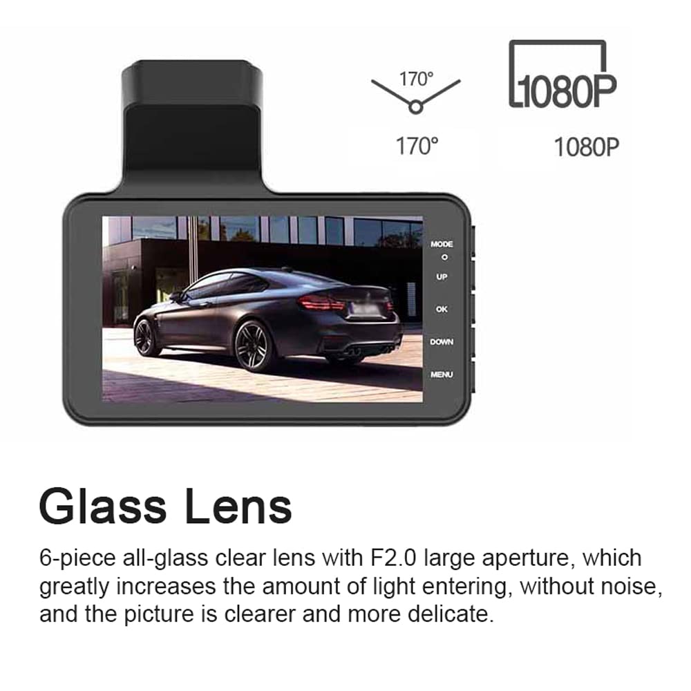 Dashcam USB Shkalacar Con Rotazione 360°, Grandangolo 140°, Visione Notturna E ADAS – Registra In 720P, Supporta MicroSD Fino A 64GB, Perfetta Per Interni Ed Esterni - 2