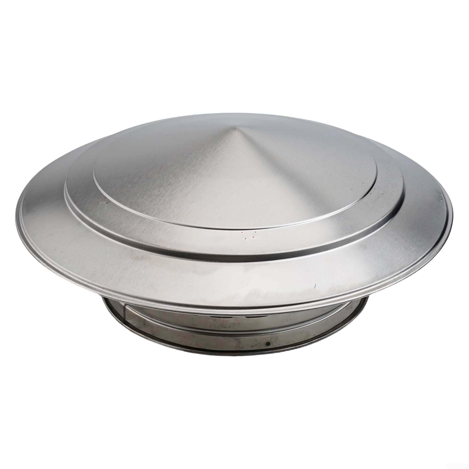 Sombrero de chimenea para chimenea, sombrero de techo de metal, cubierta de tapa de lluvia para chimeneas, conductos de ventilación, chimeneas, campanas de escape (250 mm)