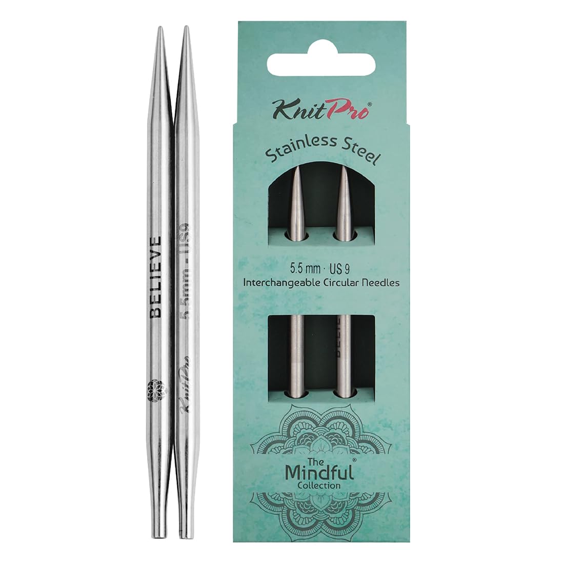 KnitPro The Mindful Collection Interchangeable Circular Needles 5" (13cm) | Size 5.5mm