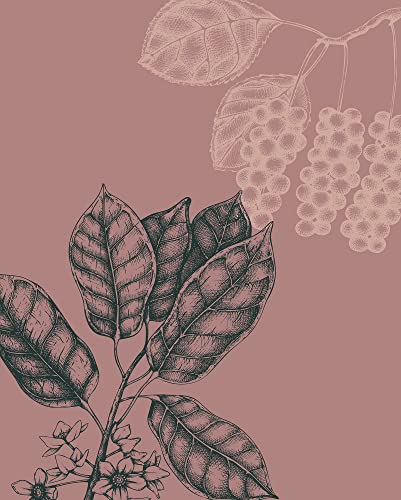 Mural de pared de bayas silvestres Komar para conectar tu hogar con la naturaleza