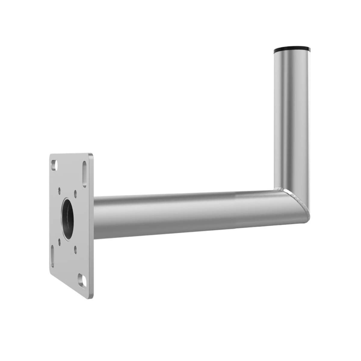 Premium X Satelliten-Komplettanlage 80cm Satellitenschüssel Aluminium Quad LNB Kabel 50m Wandhalter 45cm, SAT bis 4 Teilnehmer