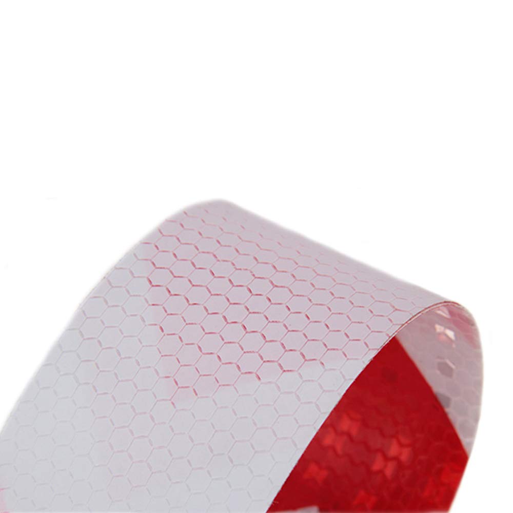 Reflektorfolie Selbstklebend 5cm X 25m - Weiß, Reflektierend Für Warnmarkierungen