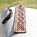Celtic Knot Engraved Handmade Wooden Bookmark on Sapele Hardwood - Made in USA - Also Available Personalized