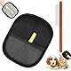 2 Stück Pet Hair Remover Glove Set, Mit Großem Handschuh und Hölzern Katzenkamm, Katzen Handschuhe Fellpflege, Wiederverwendbare Antistatische Handschuhe Doppelseitige, Geeignet für Alle Längen