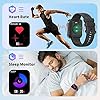KOSPET Smart Watches for Men - IP68 Waterproof Fitness Smart Watch for Android iPhones with Heart Rate Blood Pressure Sleep Monitor - 1.71" Tactical Sports Running Smartwatch