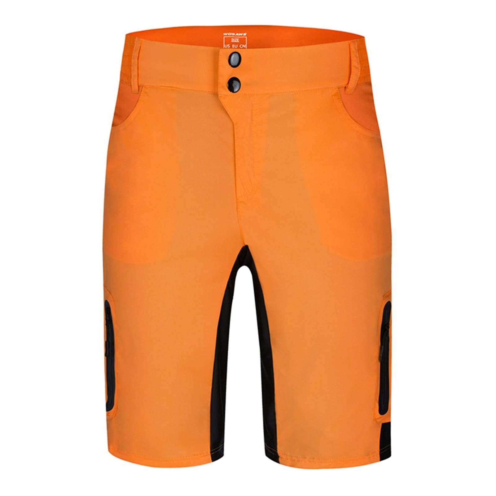 Szorty rowerowe Męskie spodenki rowerowe MTB Spodenki rowerowe Bez wyściełanych spodenek rowerowych Oddychające szybkoschnące spodenki do roweru górskiego Baggy Shorts do jazdy na rowerze na świeżym powietrzu Bieganie na siłownię (kolor: B, rozmiar: C (L)