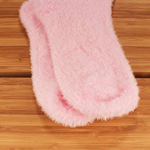 Image of BambooMN Women's Fuzzy Soft Colored Socks