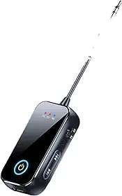 Adaptador Bluetooth 5.4, 2 em 1 Transmissor e Receptor de Áudio HiFi sem Fio, Compatível com Carro, Casa, Avião,