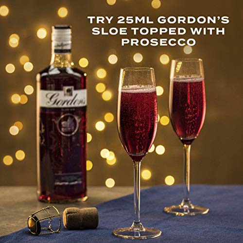 Gordon's Sloe Gin | 26% vol | 70cl | Crafted from Wild Sloe Berries & Gordon's Gin | Enjoy in a Gin Glass with Tonic | Gin Botanicals with Cassis Sweetness | Flavoured Gin