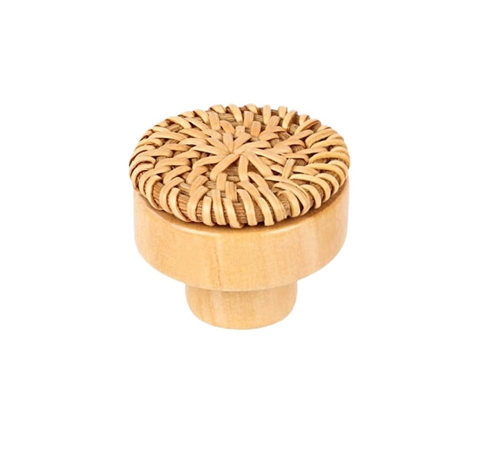 Boutons de tiroir en bois lot de 12 poignées pour meuble armoire commode