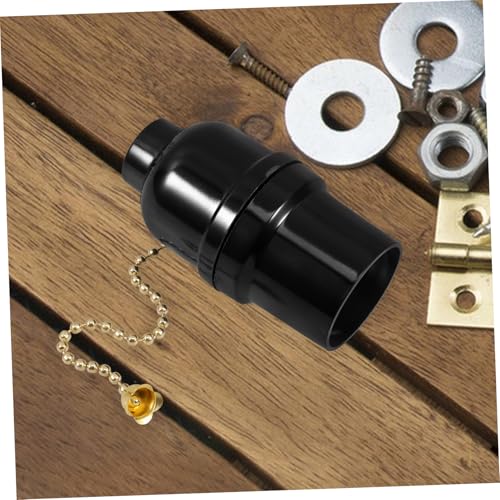 Soporte de lámpara de plástico para pared y techo con práctico interruptor de cadena 7