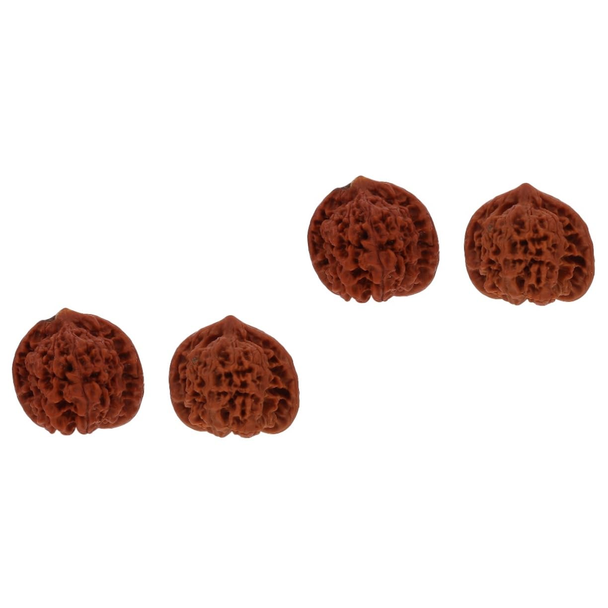 FOMIYES 4 Pcs Walnut Fitness Hand Play Hand Exercise Balls Hand Massage Ball Message Ball Hand Massager Hand Ball Walnut Massage Balls Massage Roller for Leisure Ball