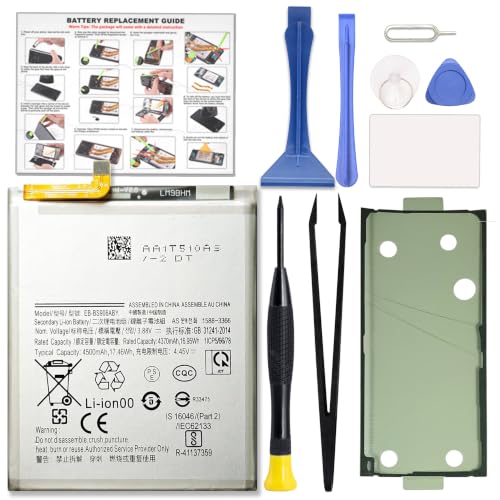 GREEN FUSION Compatible with Galaxy S22+ Plus Battery Replacement, EB-BS906ABY New 0 Cycle Battery for Samsung Galaxy S22 Plus SM-S906U/U1/B/W/E/N with Installation Instruction & Repair Toolkit