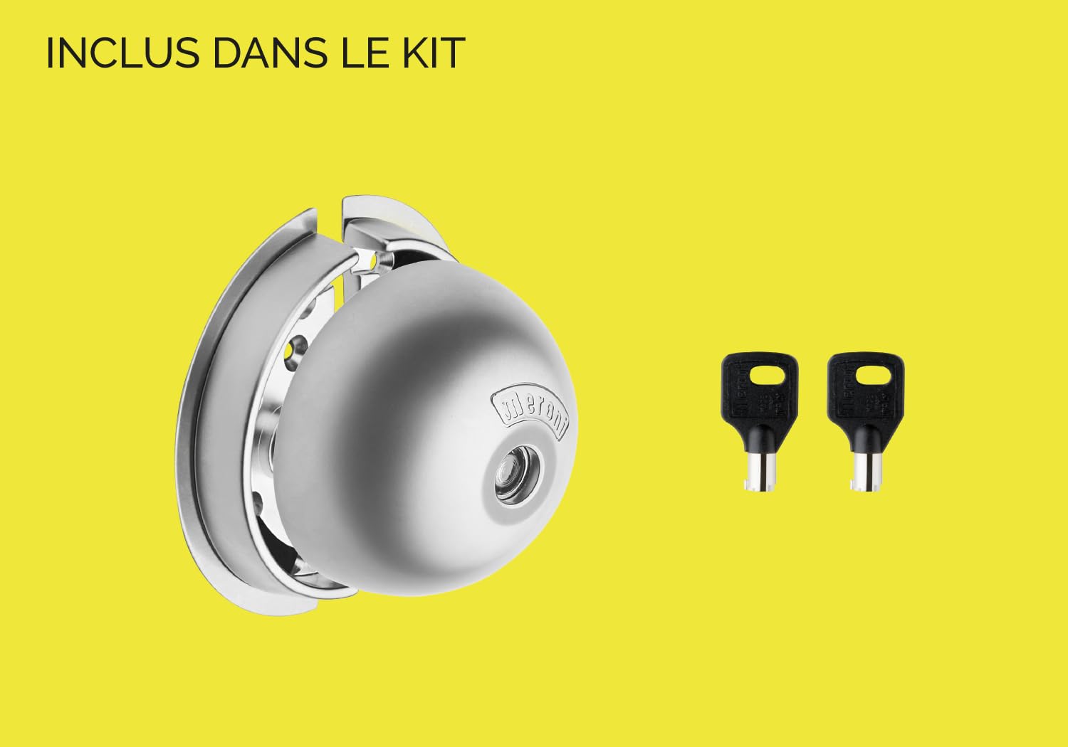 UFO VAN LOCKS Kit Simple Serrure Antivol pour Véhicule Utilitaire avec Fermeture Débrayable