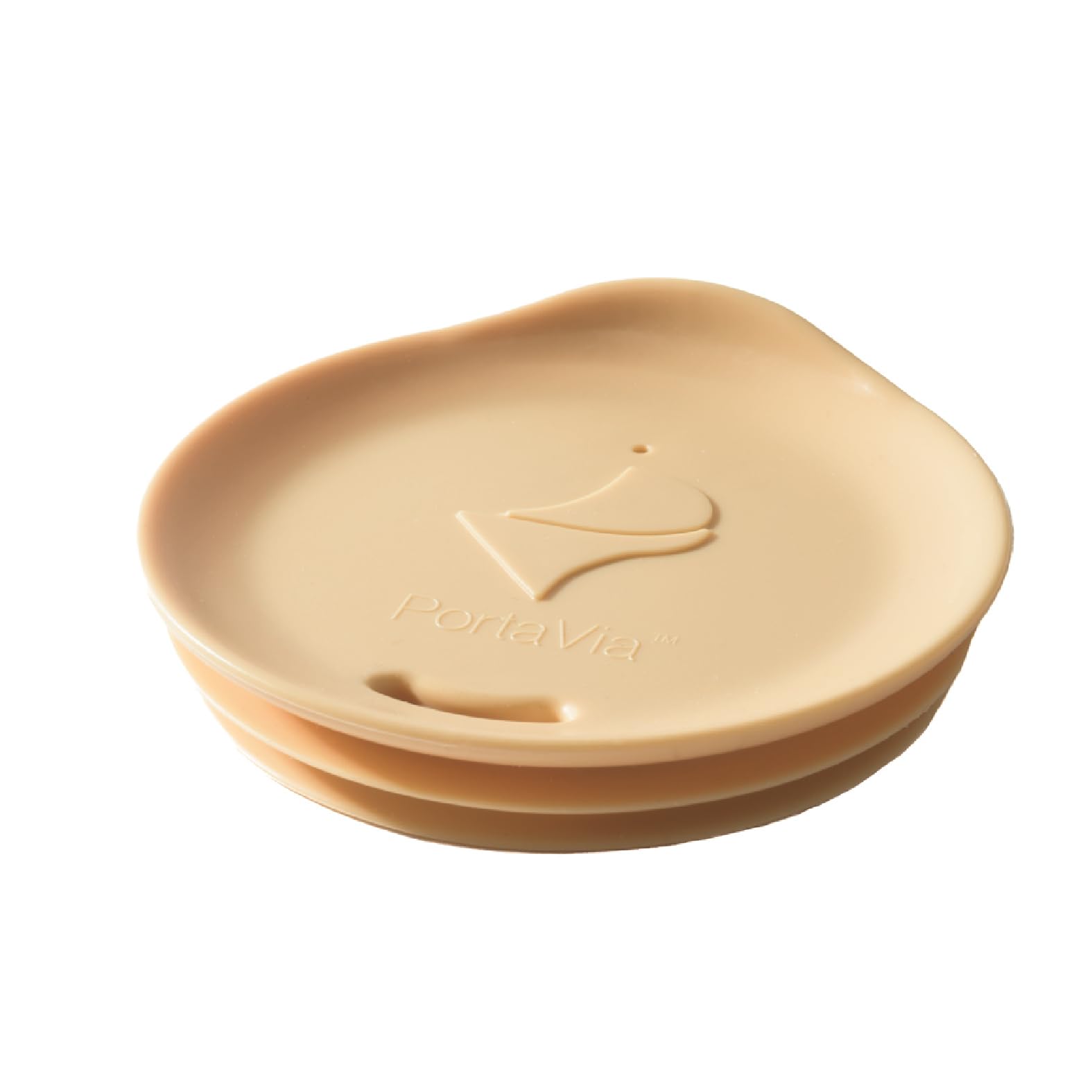 Porta Via Silicone Coffee Cup Lid – Take Your Favorite Mug To-Go – Dishwasher-Safe, Reusable Coffee Mug Lid for Tumblers, Cups and Mugs with 3⅜” to 3⅝